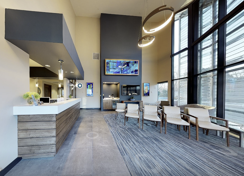 Arrival in our clean and modern lobby.